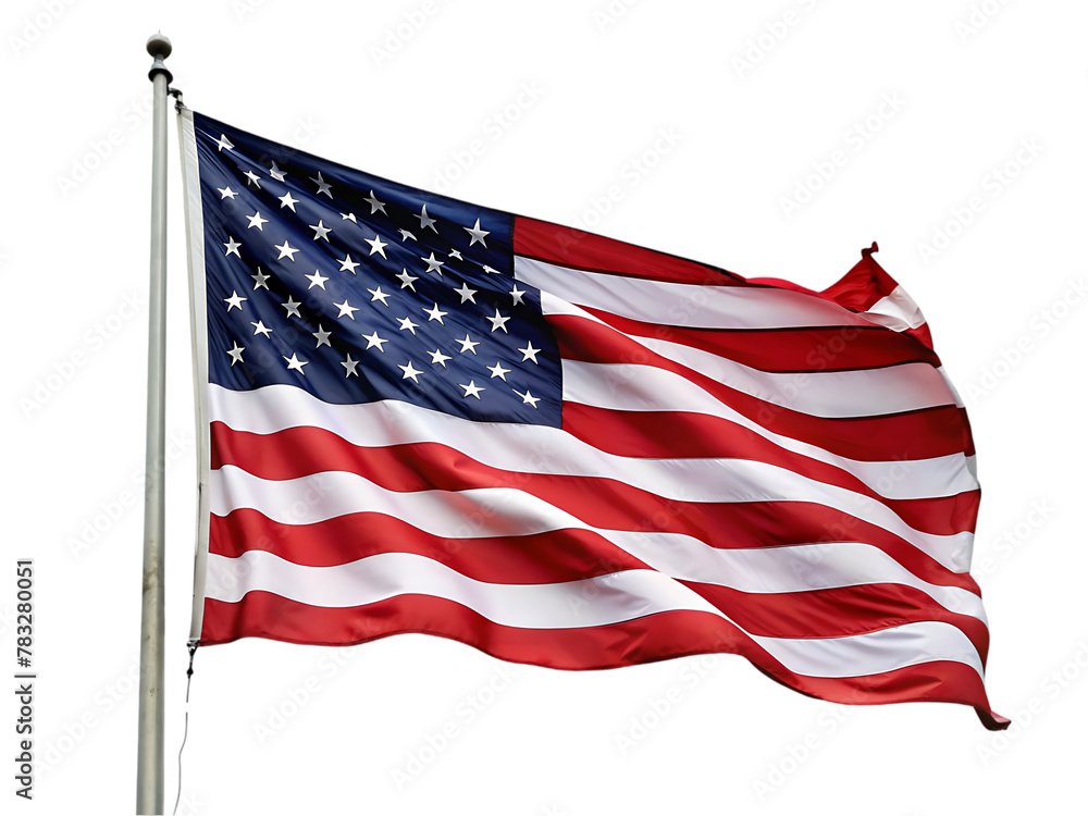 Fototapeta premium A flag with the american flag on it