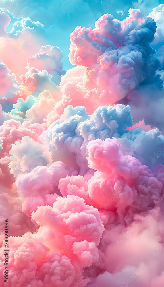 a powder puff sky where the air is filled with the softness of pastel dreams a powder puff sky where the air is filled with the softness of pastel dreams