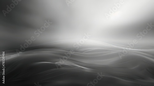 A grayscale gradient with soft, blurred edges, ideal for blending with other elements