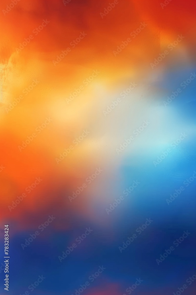 Orange and blue sky with clouds Orange and blue sky with clouds