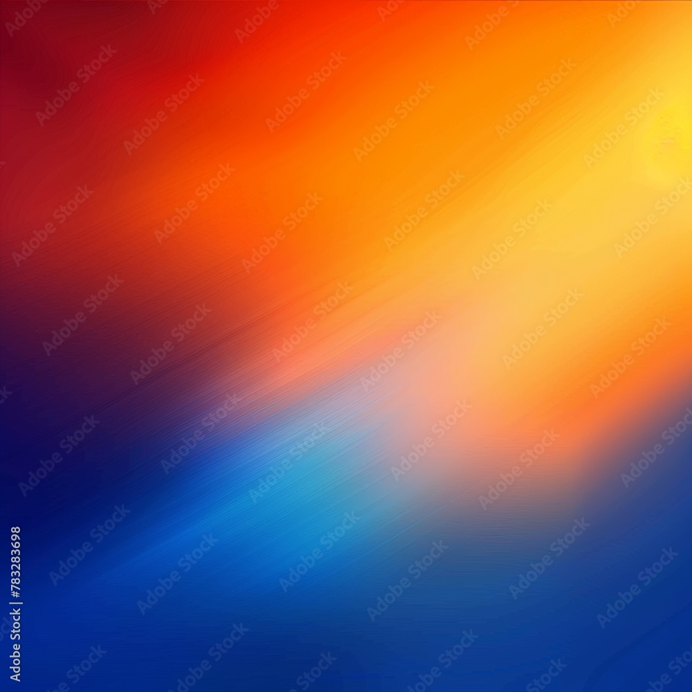Blurry blue and orange background