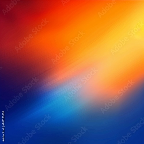 Wallpaper Mural Blurry blue and orange background Torontodigital.ca