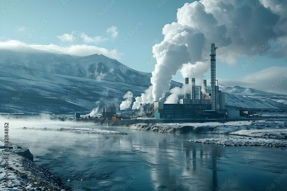Harmony of Industry and Nature: Clean Energy Future. Concept Sustainable Development, Renewable Resources, Eco-friendly Technologies, Climate Action, Carbon Neutrality Harmony of Industry and Nature: Clean Energy Future. Concept Sustainable Development, Renewable Resources, Eco-friendly Technologies, Climate Action, Carbon Neutrality