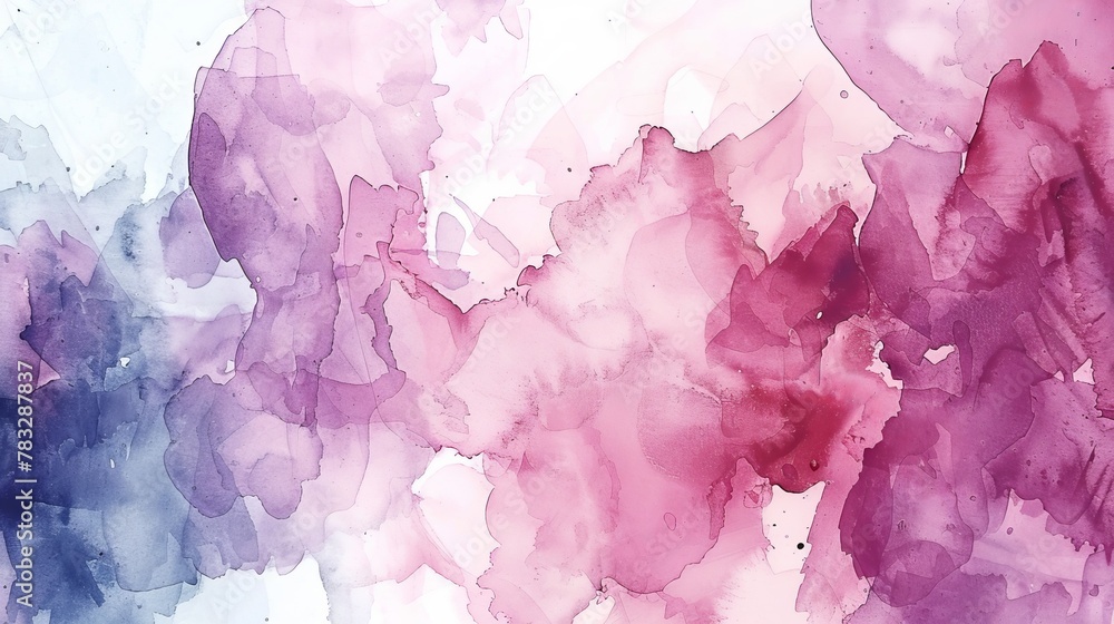 Delicate watercolor washes   AI generated illustration - obrazy, fototapety, plakaty 