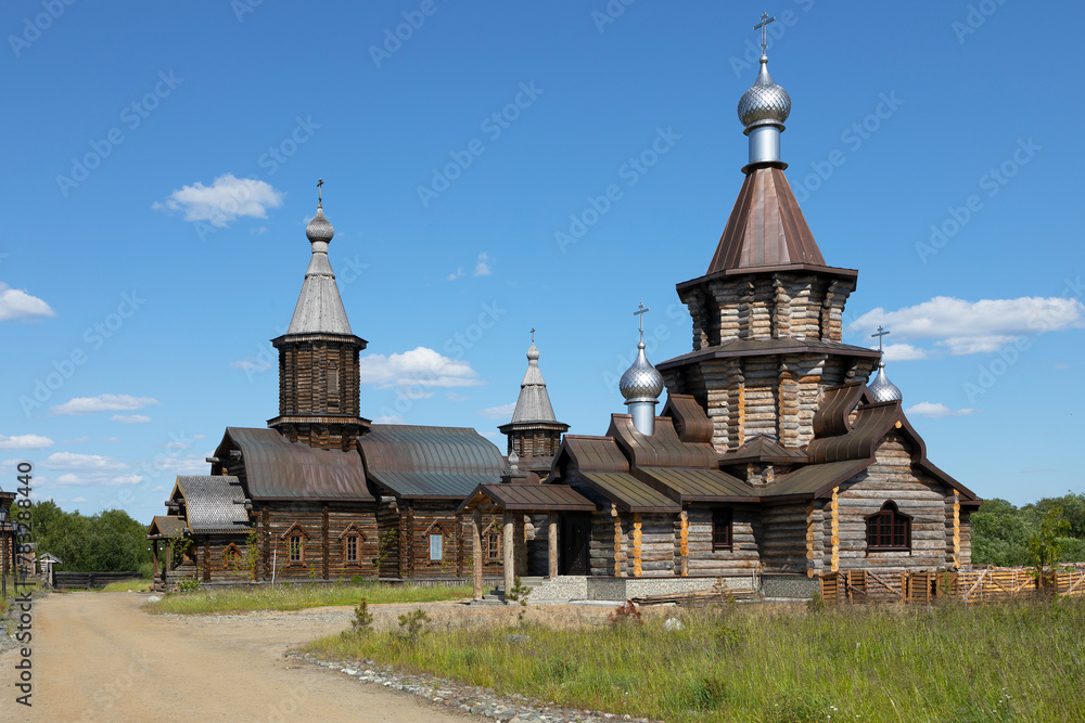 Holy Trinity Trifonov Pechenga Monastery. The northernmost monastery in the world. Russia, Murmansk region