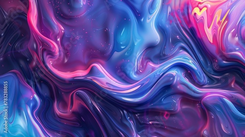 Vivid dispersion texture with dynamic swirls and captivating movement