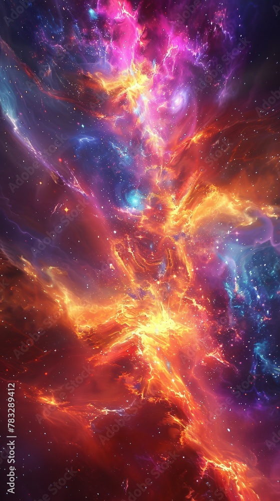 Astrological currents flowing in a vivid display of cosmic luminescence and galactic vibrancy Astrological currents flowing in a vivid display of cosmic luminescence and galactic vibrancy
