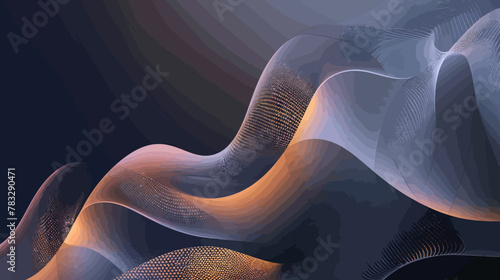 a computer generated image of wavy lines