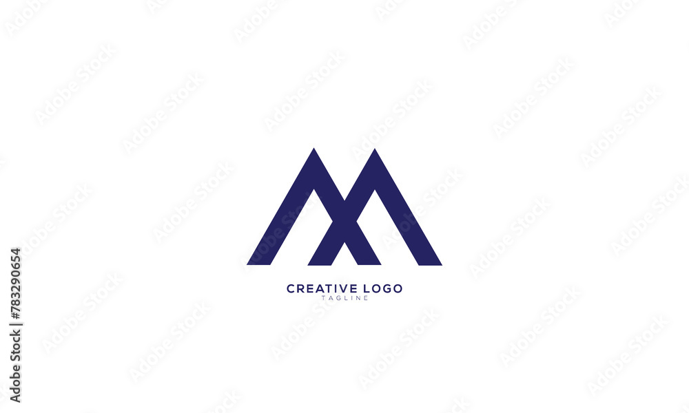 AA AM MA Abstract initial monogram letter alphabet logo design AA AM MA Abstract initial monogram letter alphabet logo design