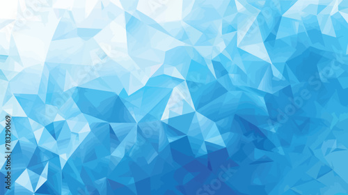 a blue abstract background with triangular shapes