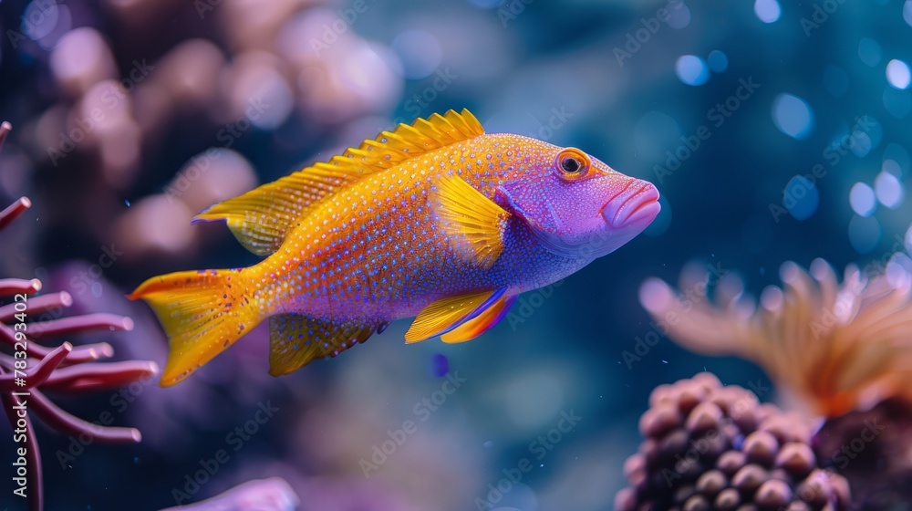 Undersea world. Fish in the sea. Undersea world. Fish in the sea.