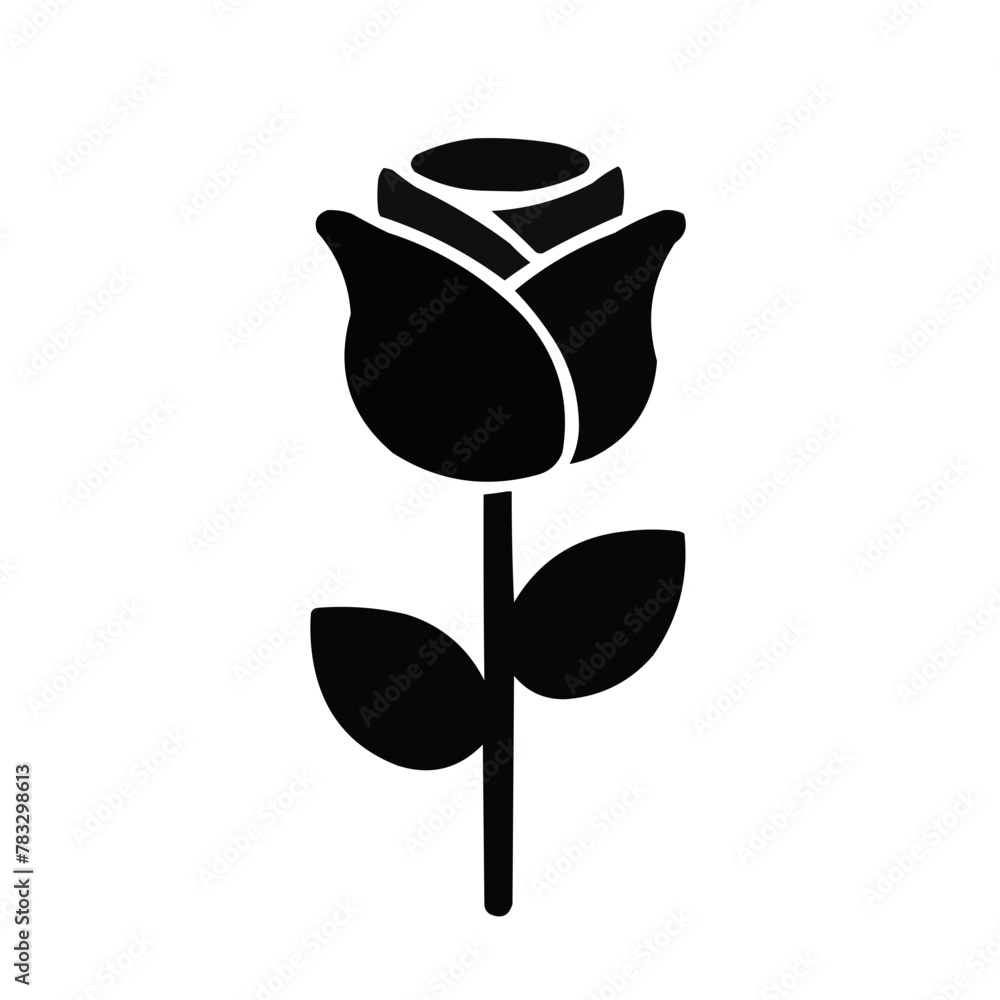 rose in a vase rose in a vase