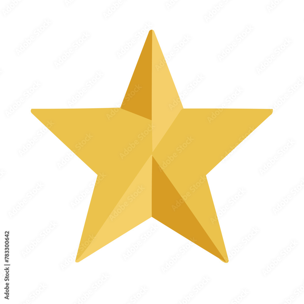 Obraz premium golden star award