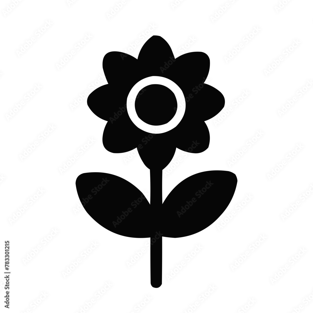 flower isolated on white background flower isolated on white background