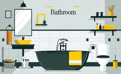 a bathroom with a sink, toilet and bathtub