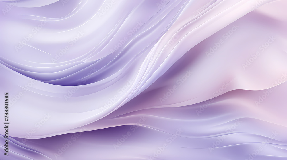 Elegant Purple Silk Fabric Waves in Studio Setting Elegant Purple Silk Fabric Waves in Studio Setting