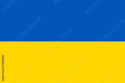 flag of Ukraine. vector. blue yellow flag