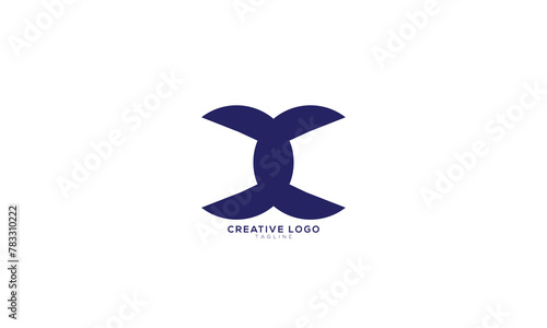 CC X Abstract initial monogram letter alphabet logo design