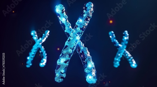 The X chromosome's fragile site is a hallmark of Fragile X syndrome, a subject of study in the intersecting fields of medical science and biotechnology.