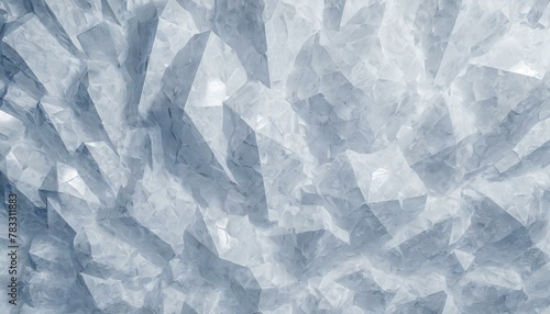 A simple background with a rough pattern on the wall using beautiful and fantastic ice crystals.