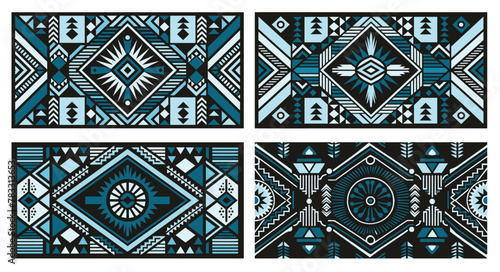 African tribal pattern design featuring traditional art, warm colors, and geometric shapes in a seamless background vector illustration, capturing the essence of african culture and craftsmanship