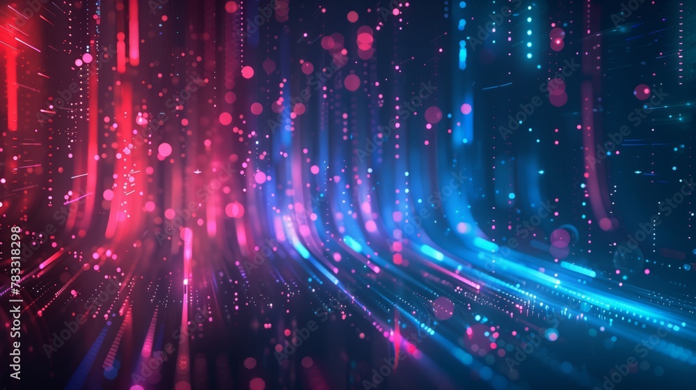 Futuristic Technological Lines Intersecting Abstractly Futuristic Technological Lines Intersecting Abstractly