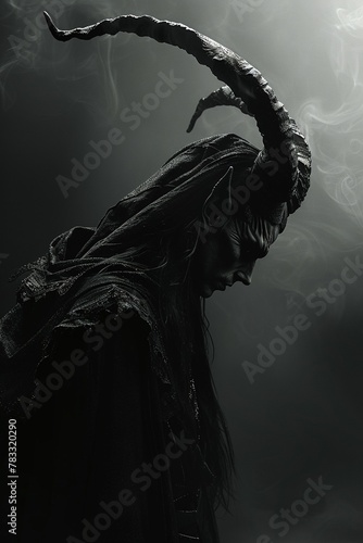 Maleficence A sinister presence lurking in the shadows photo