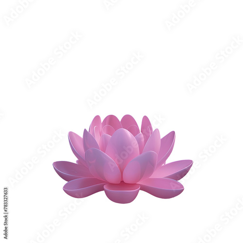 A single pink flower elegantly placed on a sleek black surface  creating a striking contrast