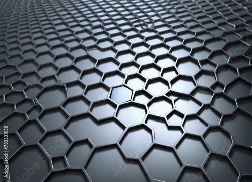 Abstract Metall Honeycomb like design Background