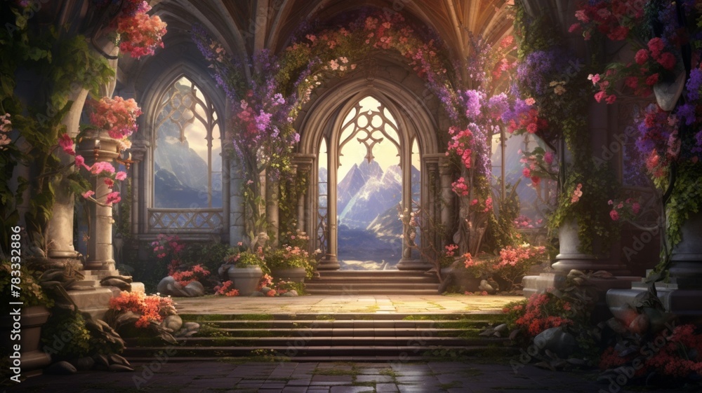 Amazing beautiful secret fairytale flower garden images 