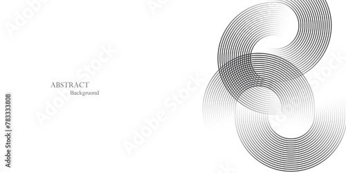 abstract white background with spiral shapes. technology futuristic template. Abstract white background design with circles. Illustration. Vector design. 