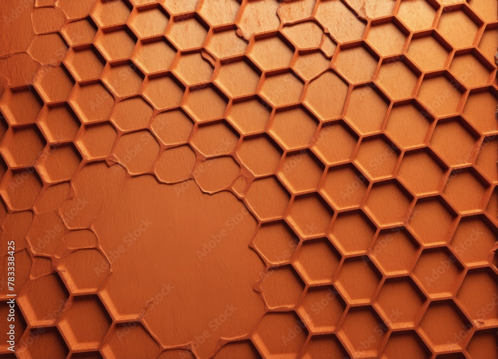 Abstract Rusty vintage Honeycomb like design Background