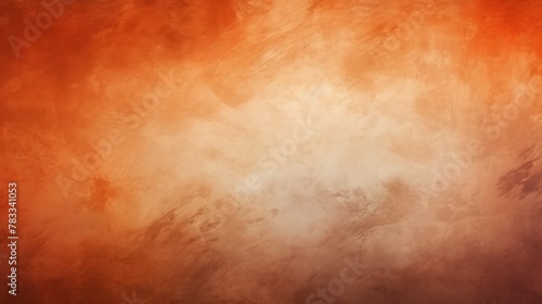 Burnt sienna color. An abstract orange and white textured background that can add warmth and energy to any design project. 