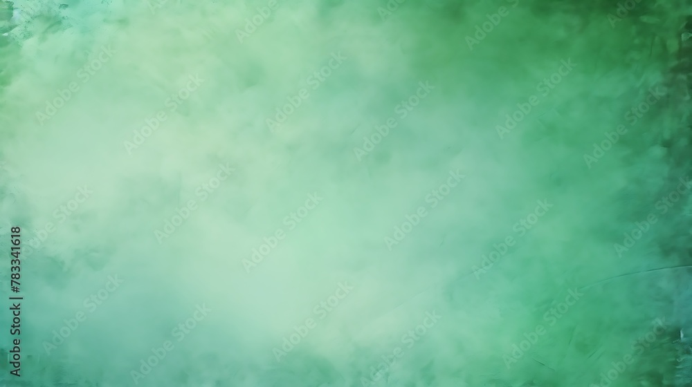 Green pastel color. Abstract green and blue watercolor background texture with a soft gradient and space for text or design elements. 