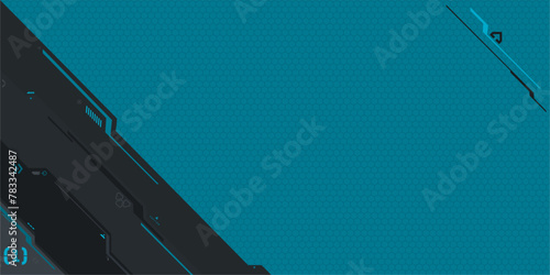 Cool Carbon Abstract Mecha Gundam Metaverse Tech Futuristic Cyber Gaming Geometric Background