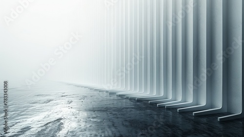 Dense Forest Canopy in Black and White