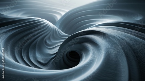 Close-Up of Spiral Shaped Object