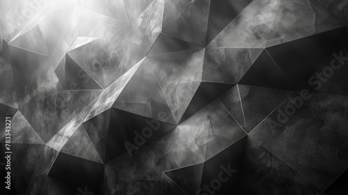 Abstract Black and White Design