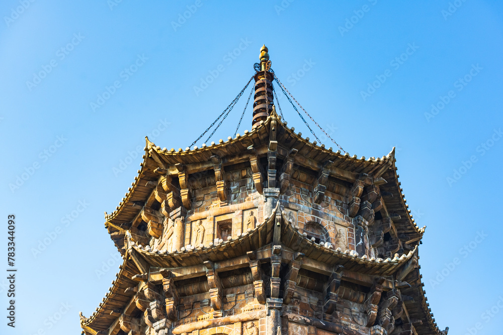 Ancient pagoda of Kaiyuan Temple in Quanzhou, Fujian, China Ancient pagoda of Kaiyuan Temple in Quanzhou, Fujian, China