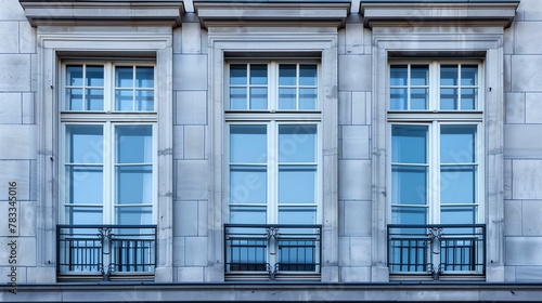 Oriel windows, construction industry futuristic office cityscape apartment photo