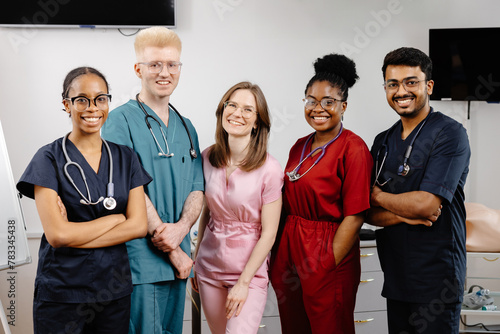 Group of doctors standing together