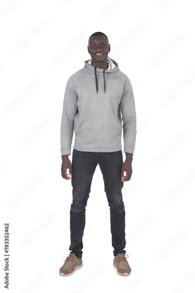 front view portrait of a man standing on white background front view portrait of a man standing on white background