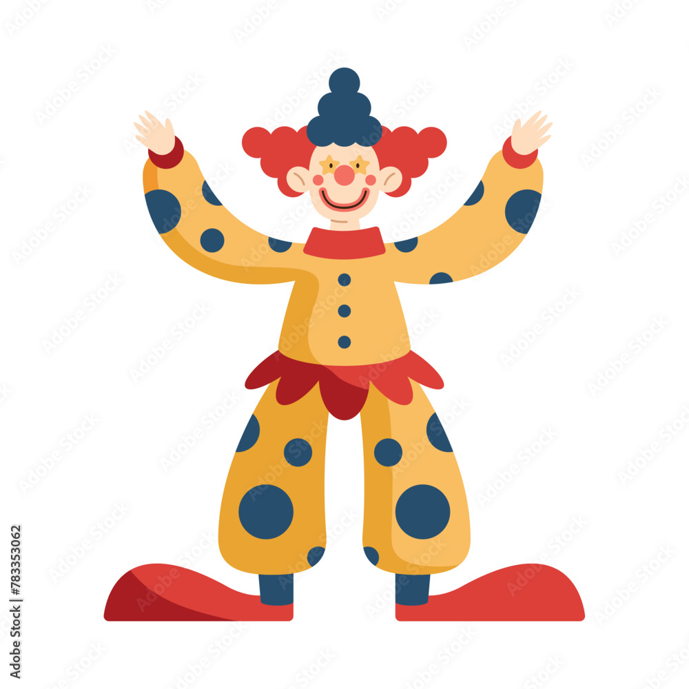 Obraz premium birthday clown character