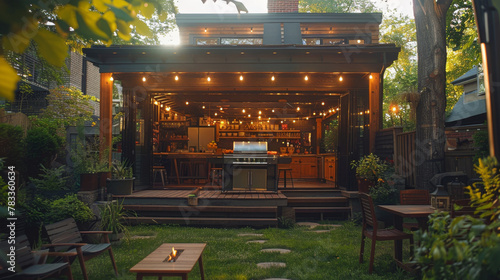 Close Up of Grill With Food Cooking