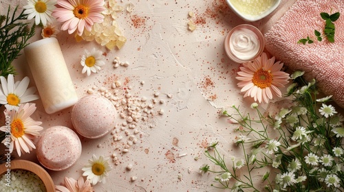 Various Types of Flowers Arranged on a Table