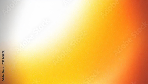 white yellow orange , abstract background shine bright light and glow template empty space , grainy noise grungy texture color gradient rough