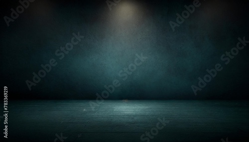 empty concrete wall background with spotlight floor for product placement and presentation