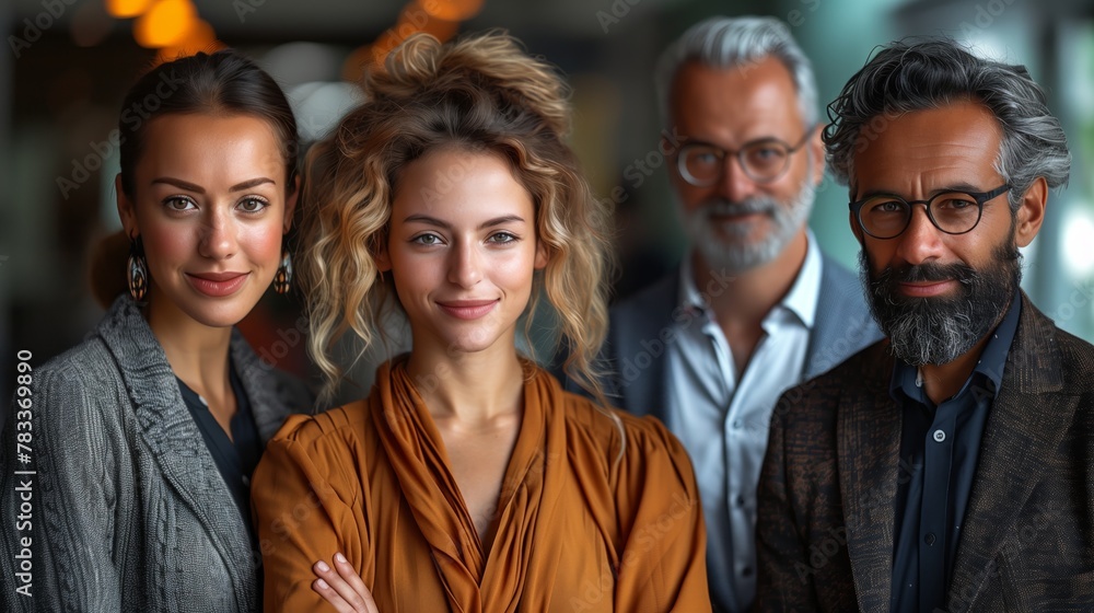 Diverse group of business people, Diverse team of men and women in a modern office Diverse group of business people, Diverse team of men and women in a modern office