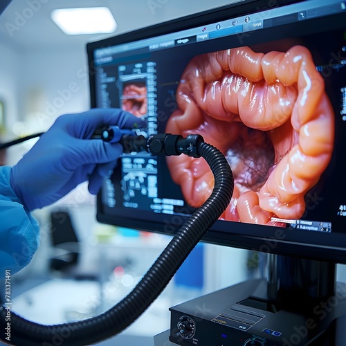 Endoscopic Examination of Digestive Tract for Hormonal Impacts in Medical Diagnostics