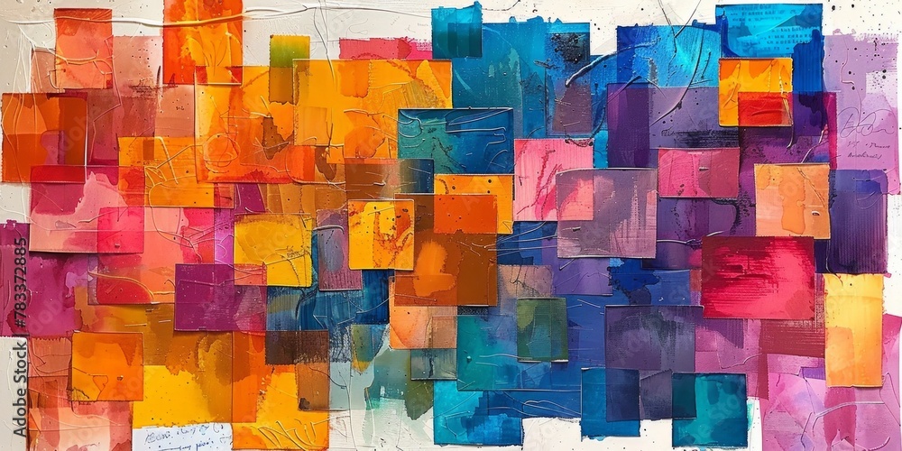 Colorful Abstract Collage